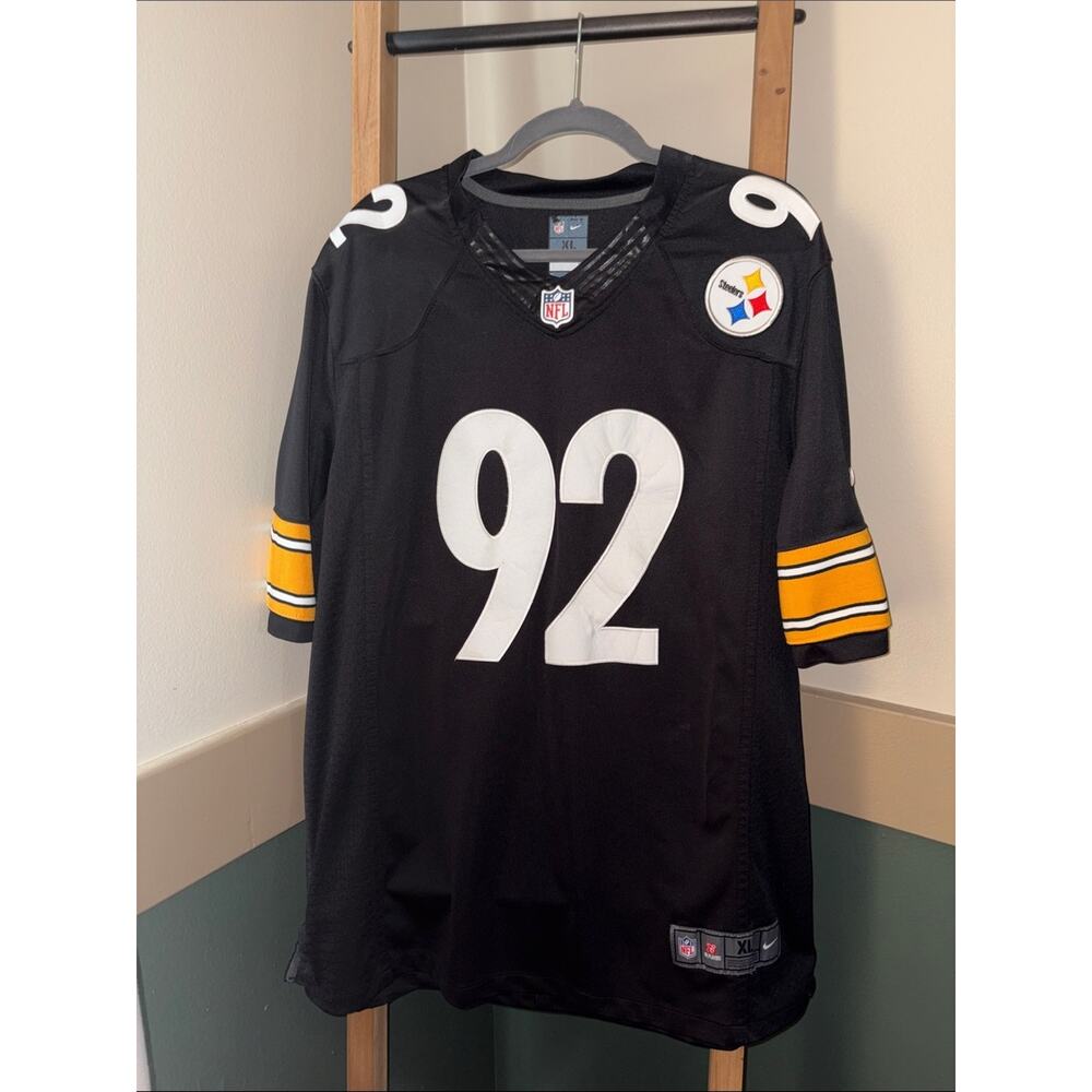 Nike Pittsburgh Steelers Jersey James Harrison #92 NFL Football Size XL